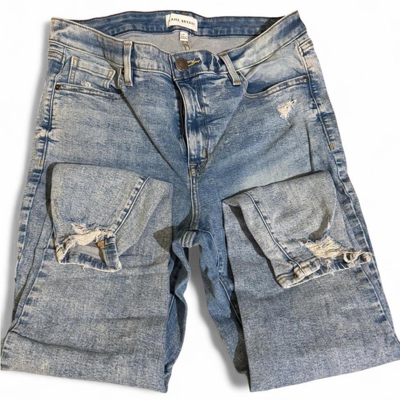 Lane Bryant Distressed high rise skinny jeans - Picture 3 of 7